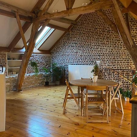 Charmant Appartement Dans Une Ancienne Ferme 니벨 외부 사진