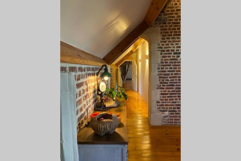 Charmant Appartement Dans Une Ancienne Ferme 니벨 외부 사진