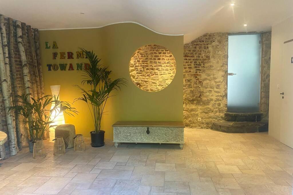 Charmant Appartement Dans Une Ancienne Ferme 니벨 외부 사진